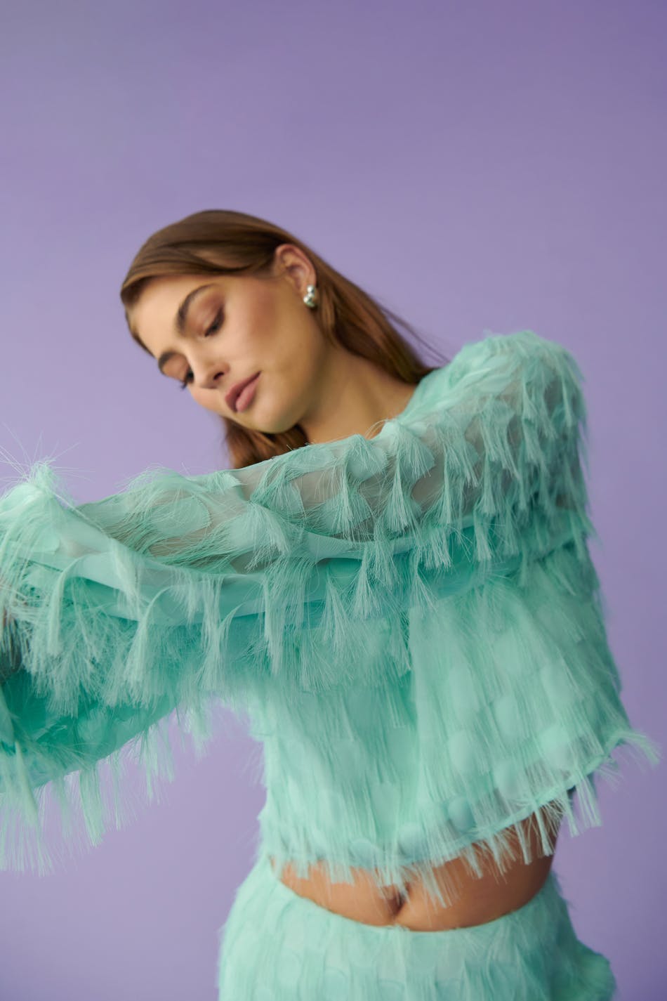 Fluffy blouse