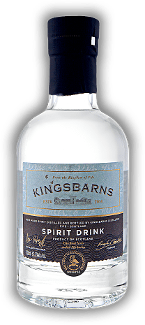 Kingsbarns New Spirit 63,5% 0,2 Liter Kingsbarns New Spirit 63,5% 0,2 Liter Diese noch ganz junge Destillerie begann mit ihrer Produktion im Januar 2015, hier die erste Kostprobe - ein Spirit bevor er seine Reifezeit in Fässern antritt. 0,2	 Liter -