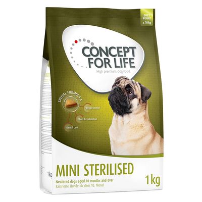 4 x 1 kg / 1.5 kg Concept for Life zum Sonderpreis!