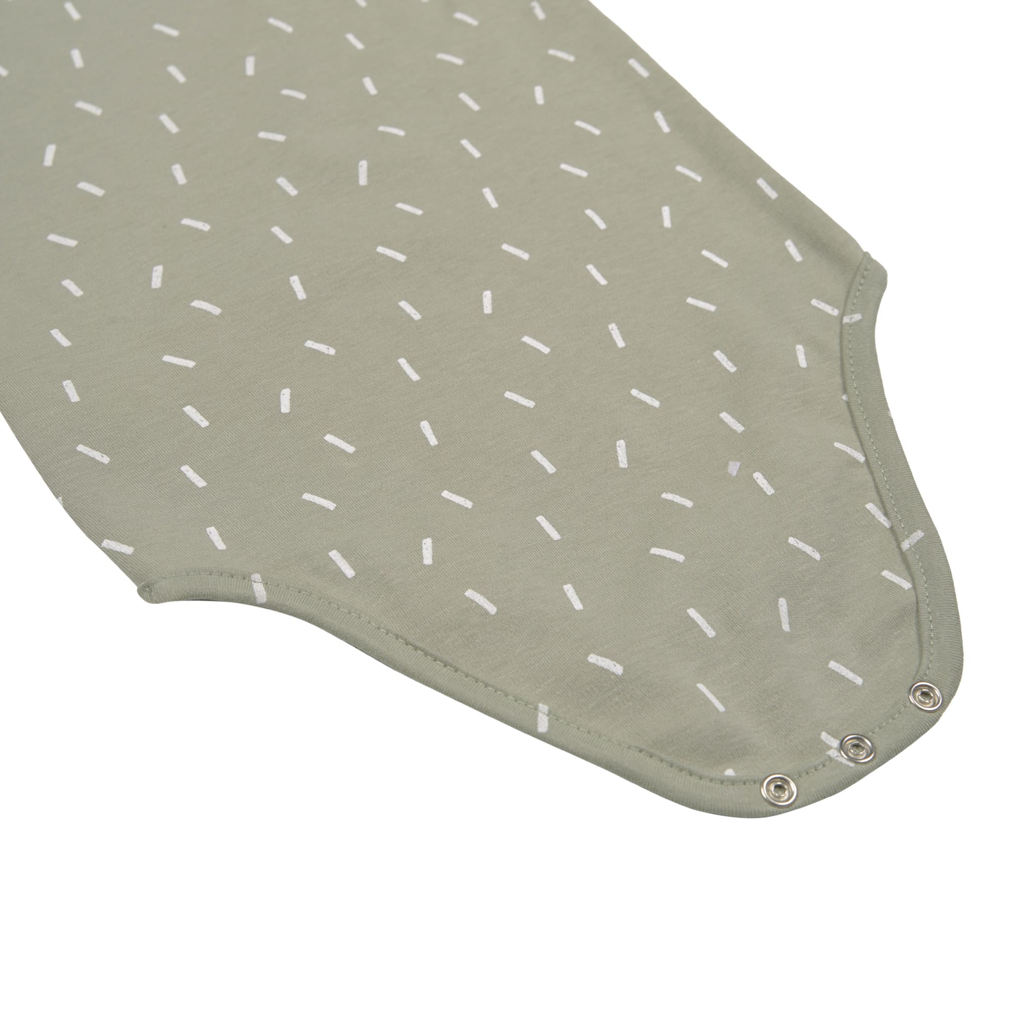 Baby Body kurzarm - Bio Baumwolle, Striche, Oliv