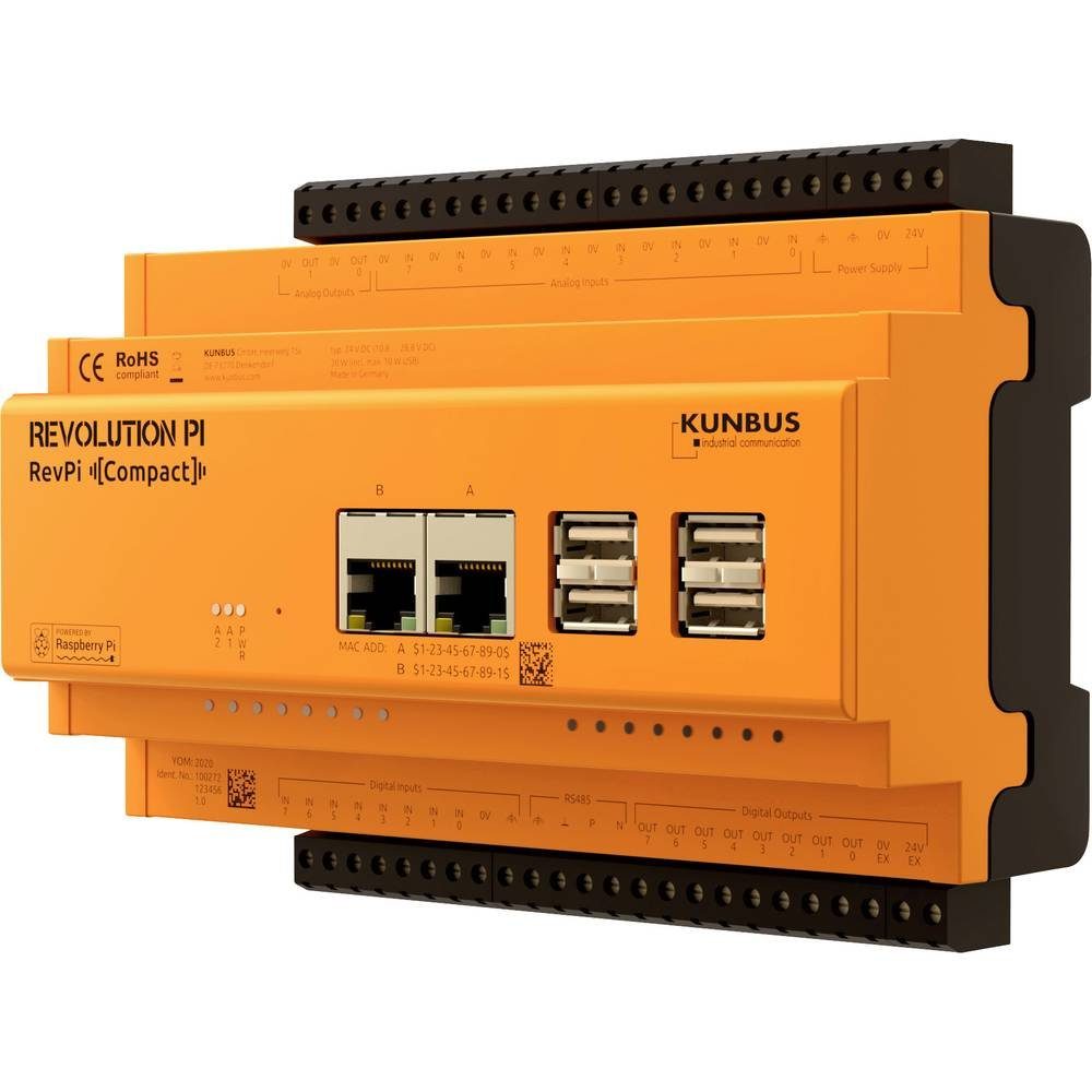 Revolution Pi by Kunbus Open Source Kompaktsteuerung Barebone-PC