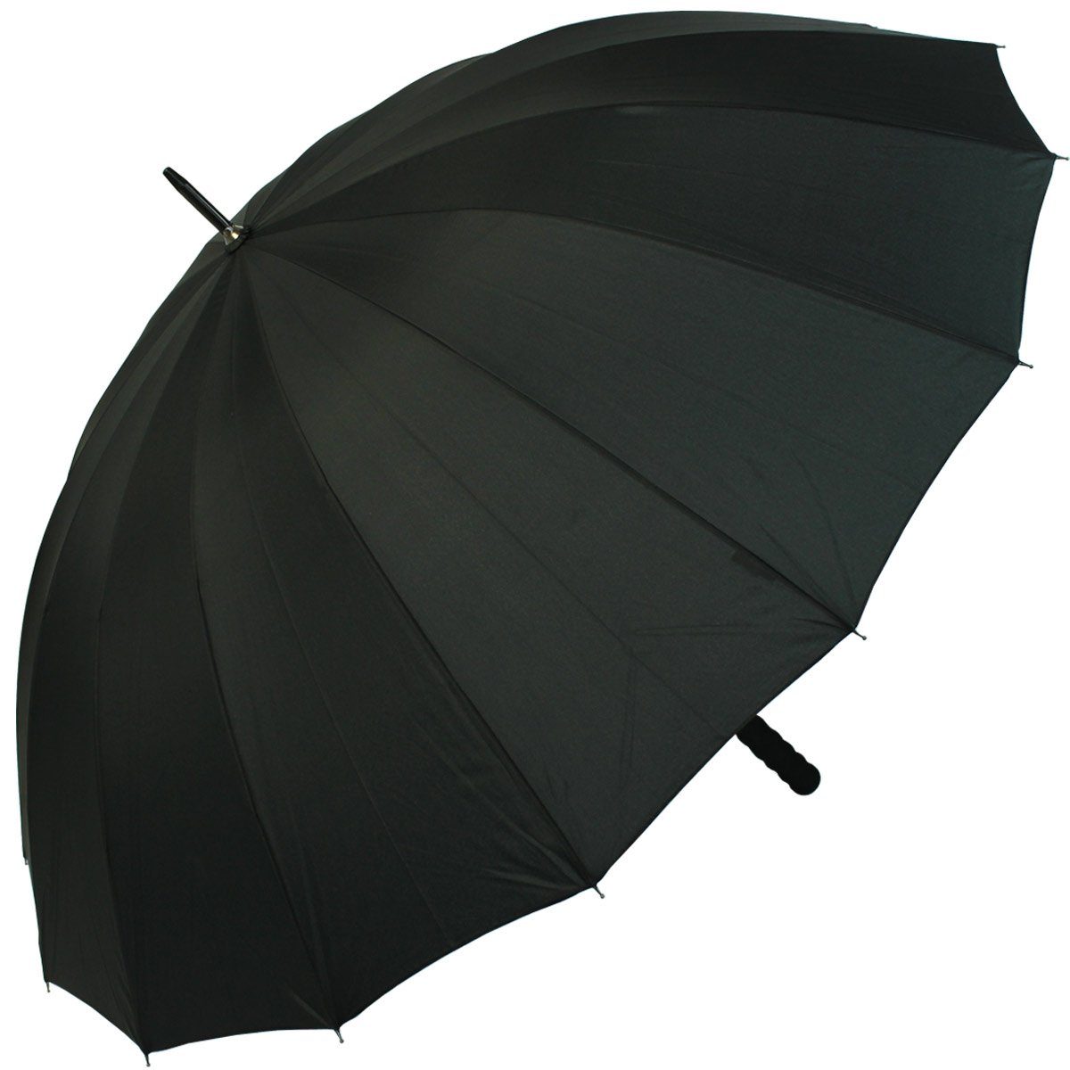 iX-brella Langregenschirm leichter Fiberglas Golf-Partnerschirm XXL 16teilig, riesengroß