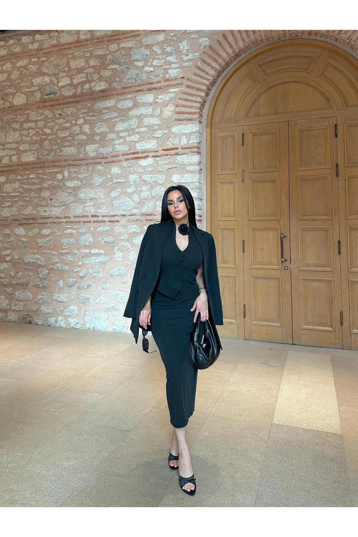 ZF BUTİK  Set aus Jacke und Weste