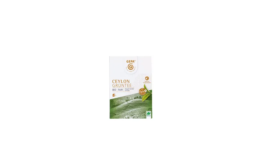 GEPA Bio Ceylon Grüntee TB 40 g