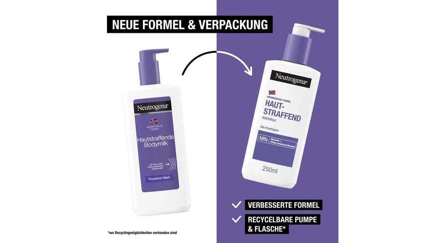 Neutrogena Haut straffende Bodymilk 400 ml