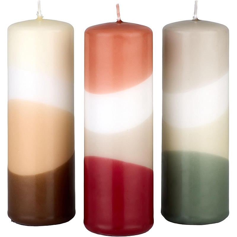 Vie Home Kubbelys 15 cm ø 5 cm tricolor