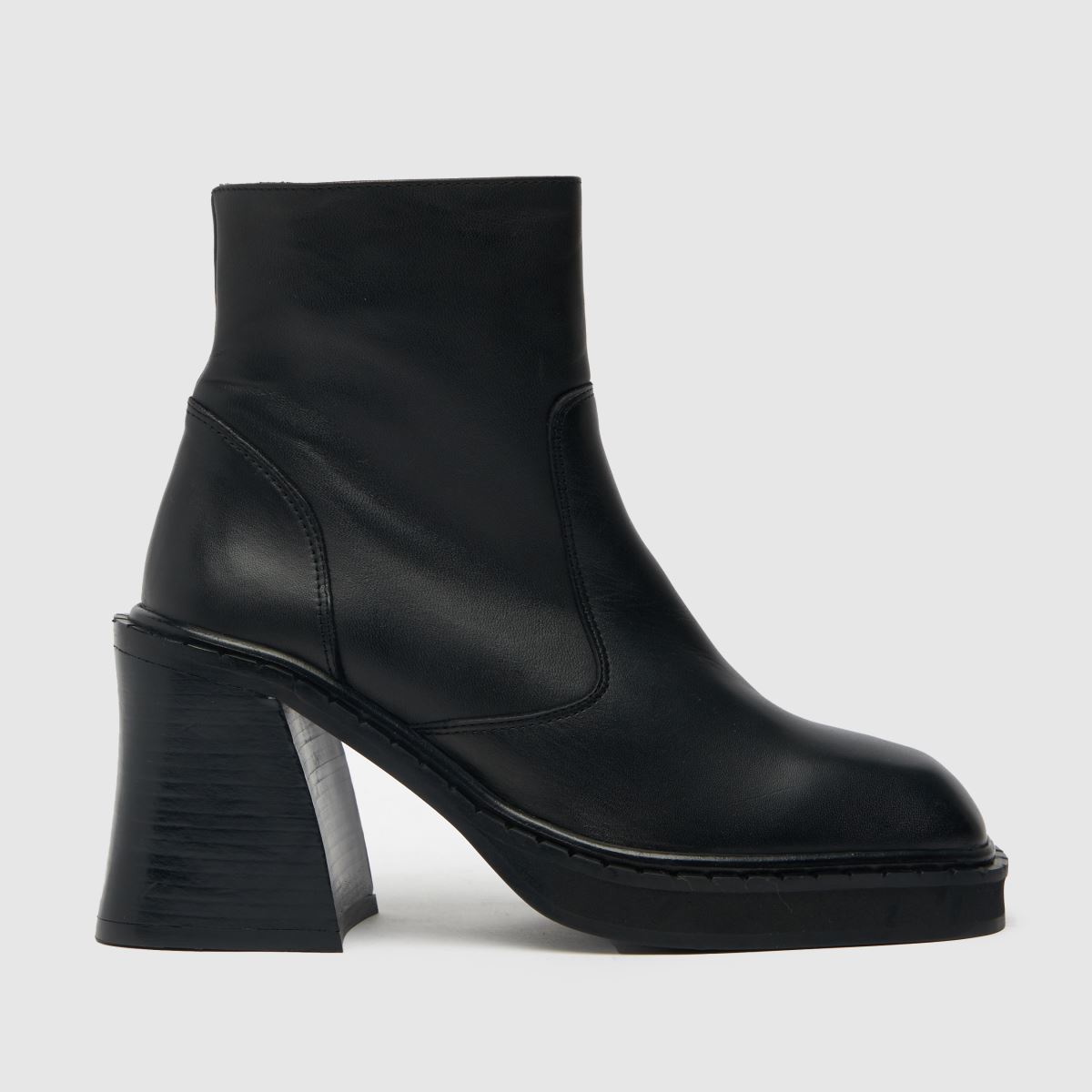 Schuh The Edit Porter – Svarta läderstövlar