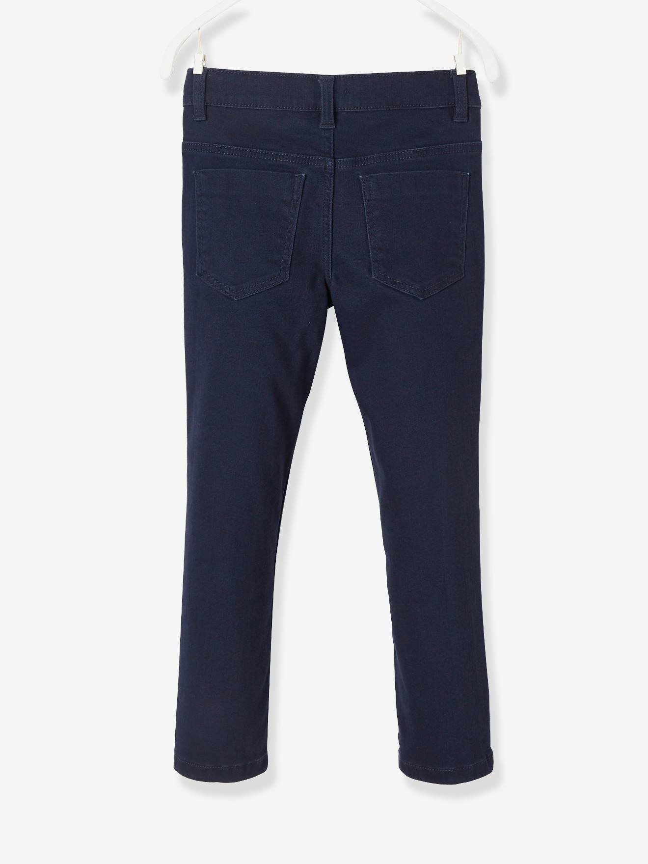 Vertbaudet Gerade Jungen Hose, Hüftweite COMFORT - nachtblau
