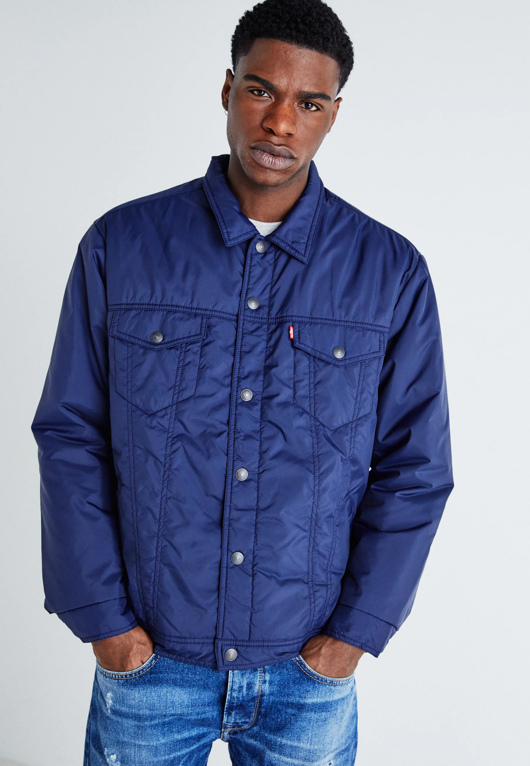 Chaqueta de camionero acolchada de corte relajado Levi's® - Chaqueta de entretiempo