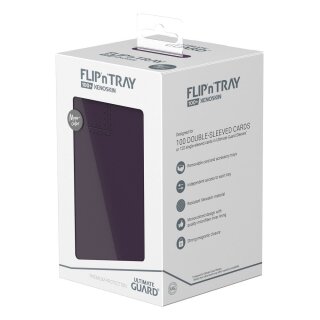 Ultimate Guard Flip`n`Tray 100+ XenoSkin Monocolor - Violett