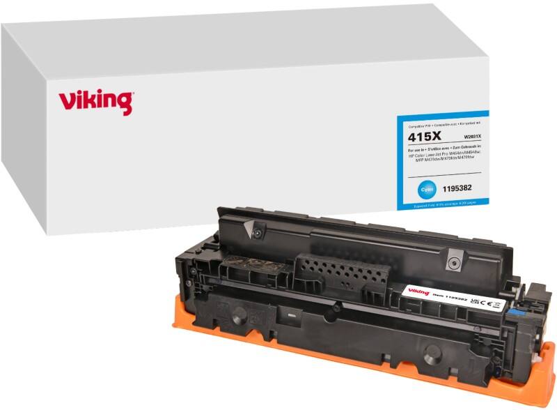Kompatible Viking HP 415X Tonerkartusche W2031X Cyan