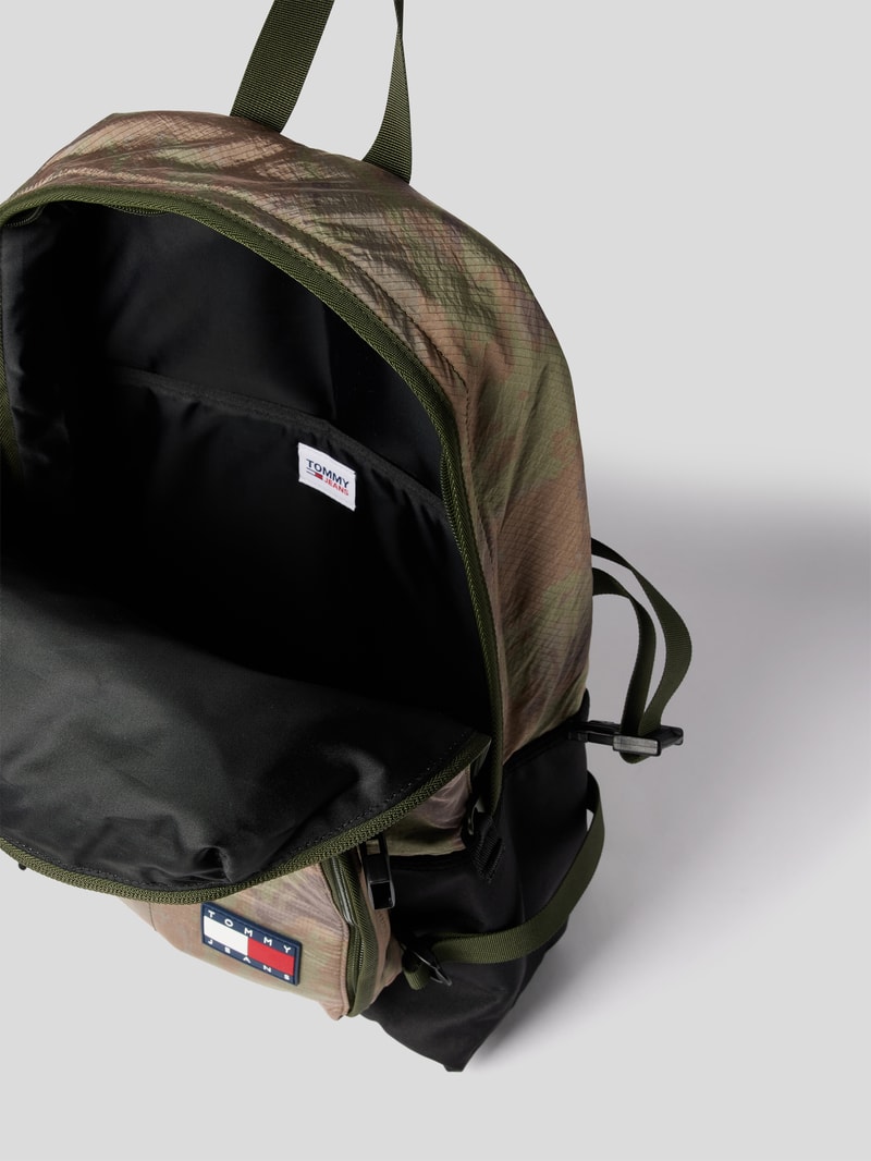 Rucksack mit Allover-Muster in beige