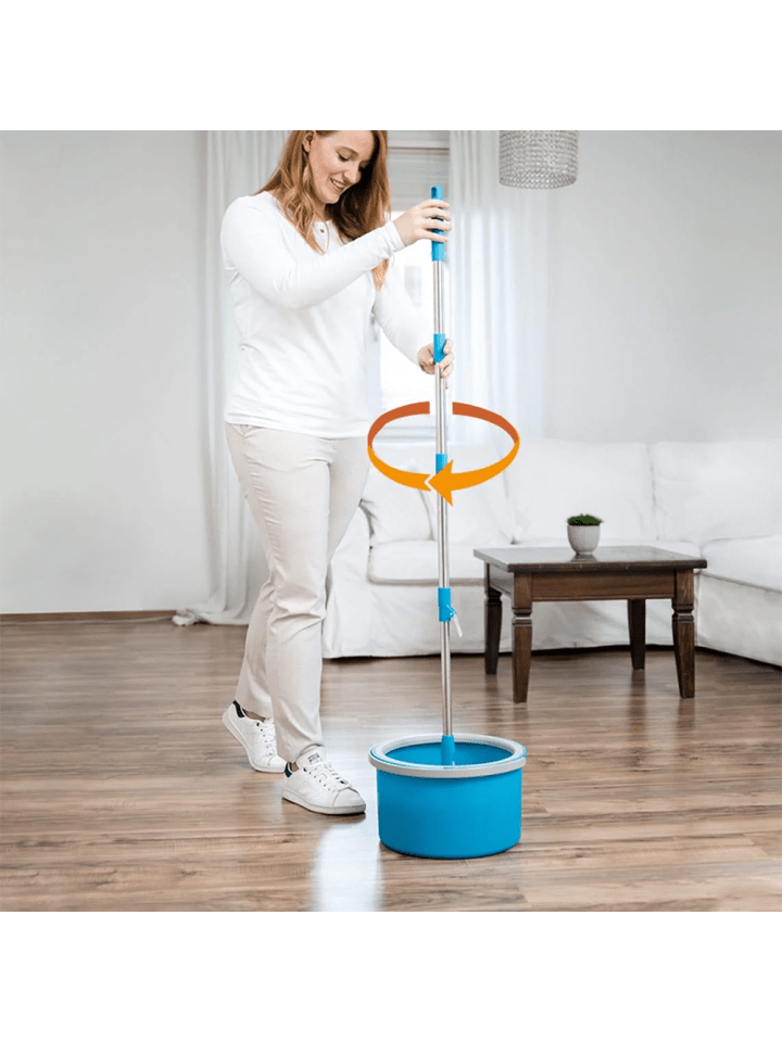 Livington Mop Clean Water Spin Mop in Blau günstig kaufen onesize