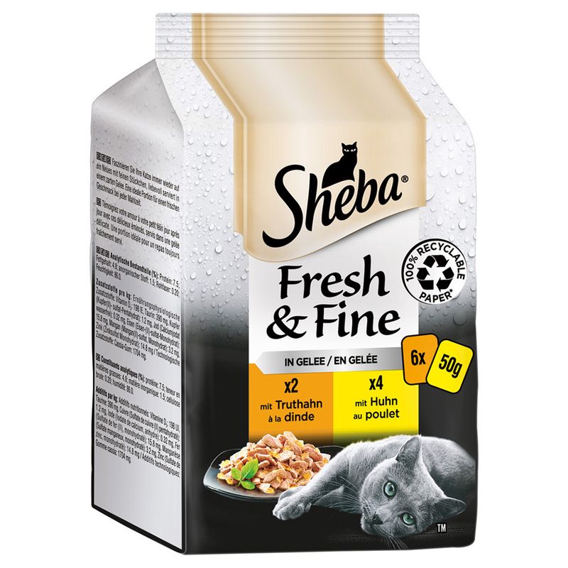 Sparpaket Sheba Fresh & Fine 72 x 50 g zu TOP-Preisen | bitiba %