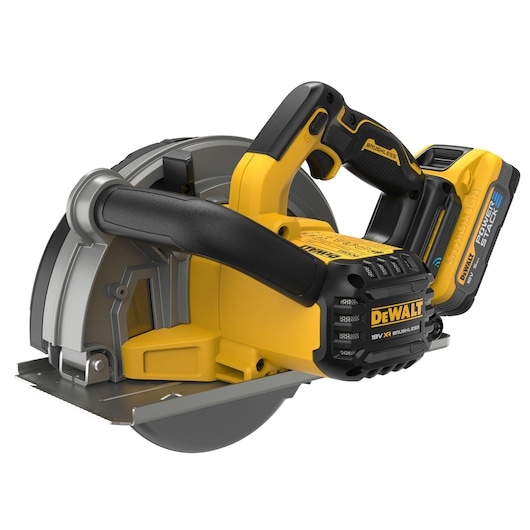 Fierăstrău circular pentru metal DeWalt DCS383H2-QW 18V XR fără perii 190mm 2x 5.0 Ah Powerstack în geantă TSTAK