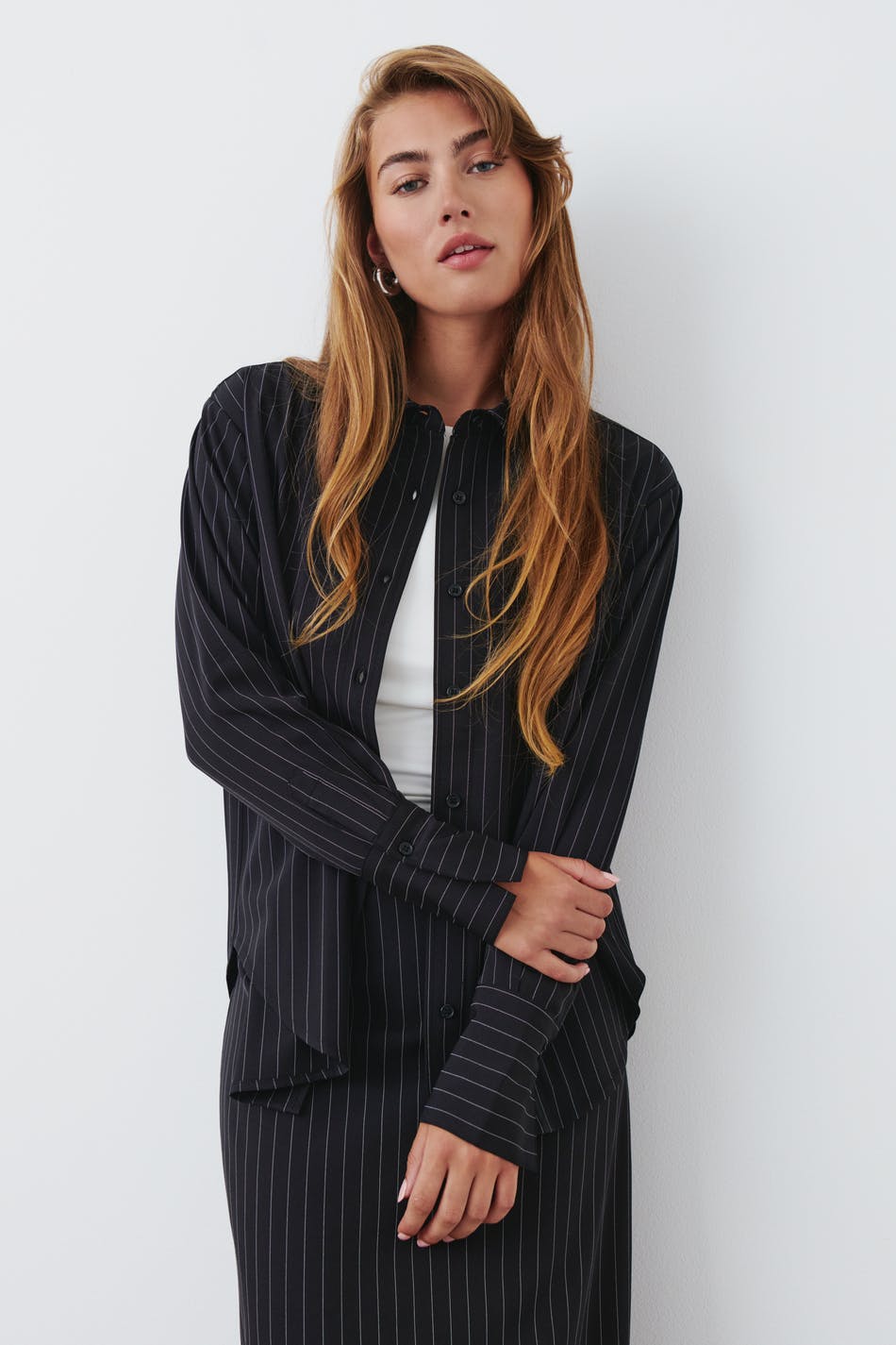 Pinstripe shirt