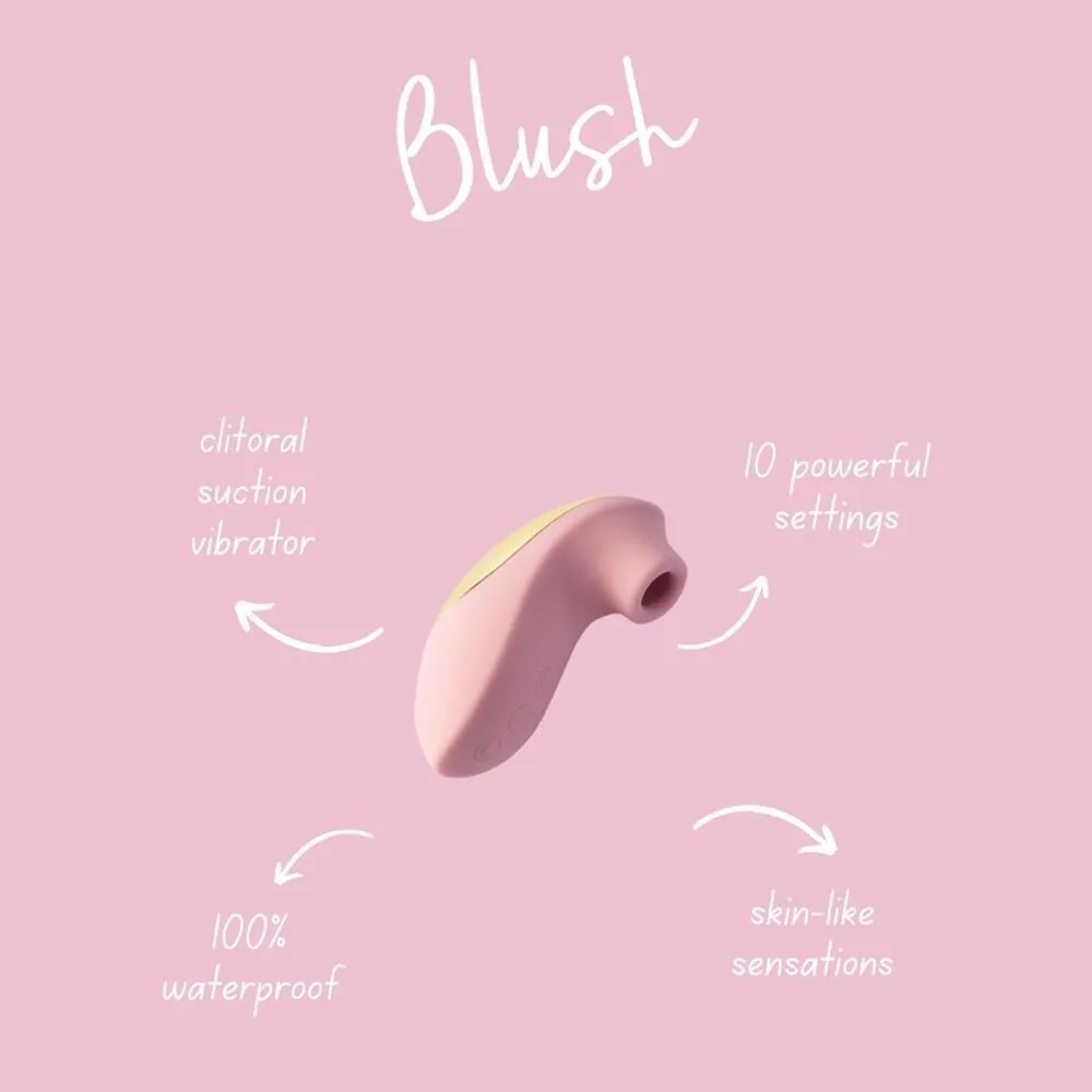 Naturlig glødende blush-vibrator