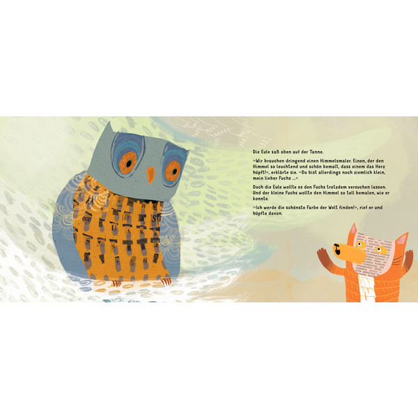 Der Fuchs, der den Himmel malte - Kinderbuch