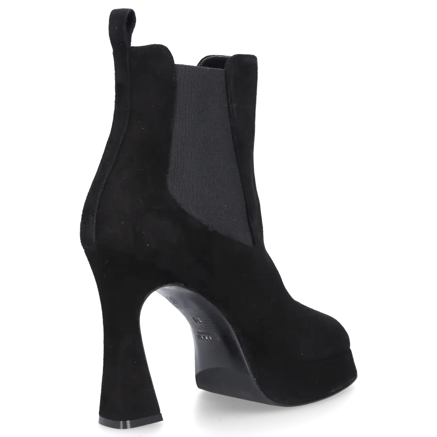 EN AVANT - Chelsea Boots 3014 Veloursleder - schwarz