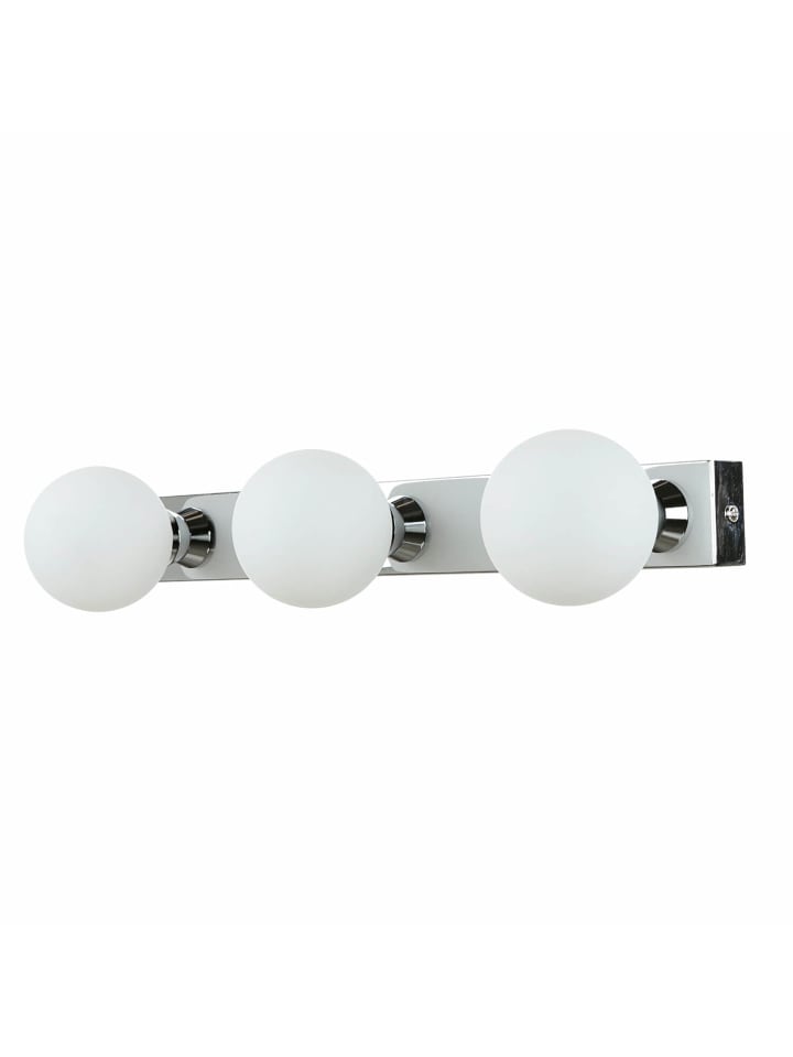 Licht-Erlebnisse Wandlampe in Chrom Weiß günstig kaufen onesize
