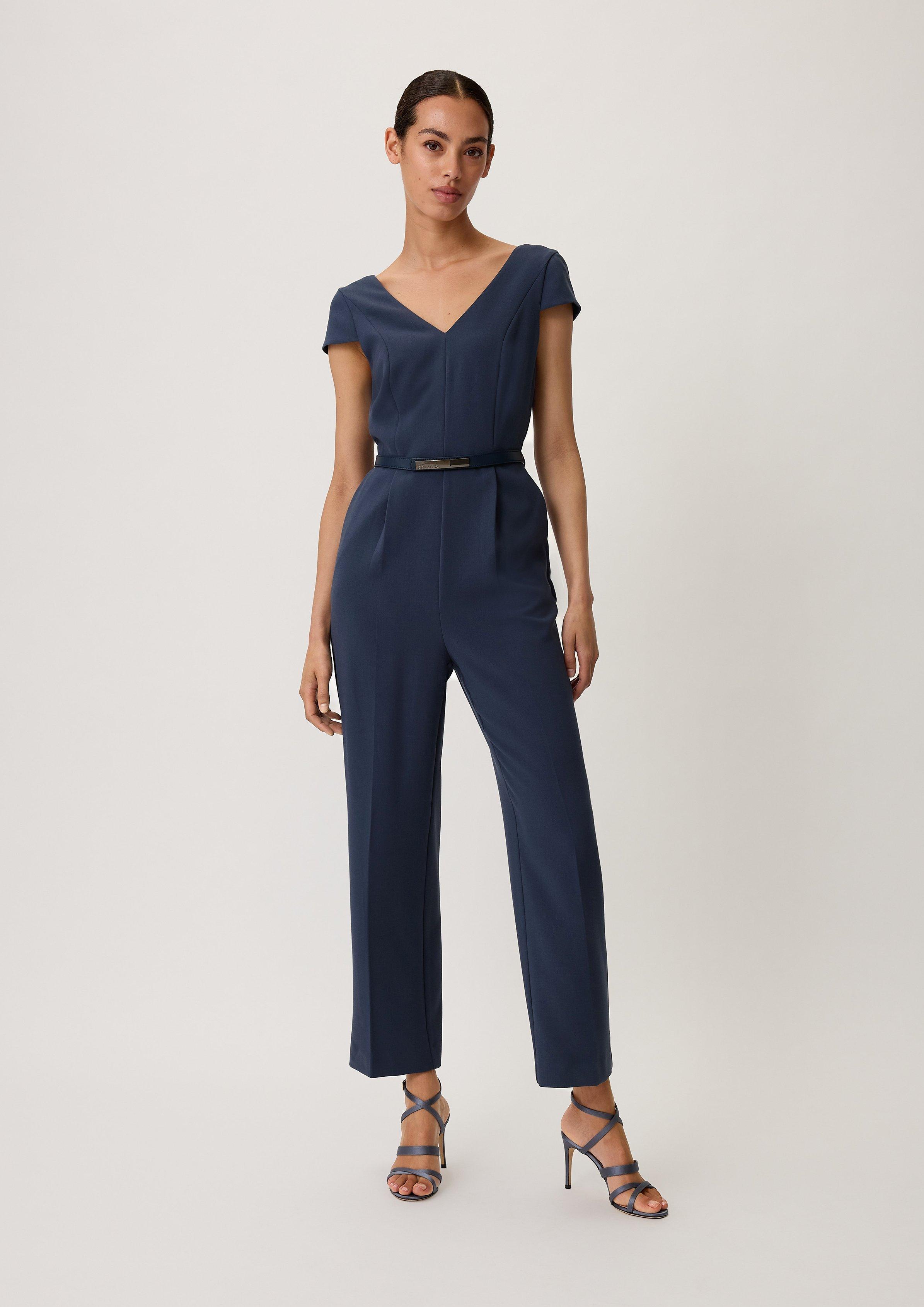 Overall aus Viskosemix - tiefblau