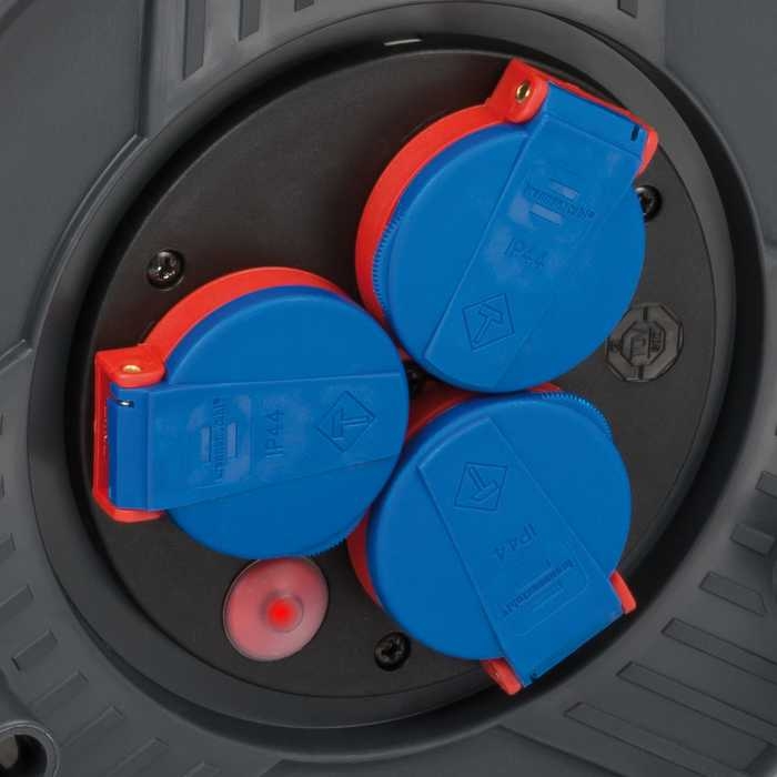 Brennenstuhl 1219850 Garant IP44 Kabeltrommel 25m AT-N05V3V3-F 3G1.5 blau