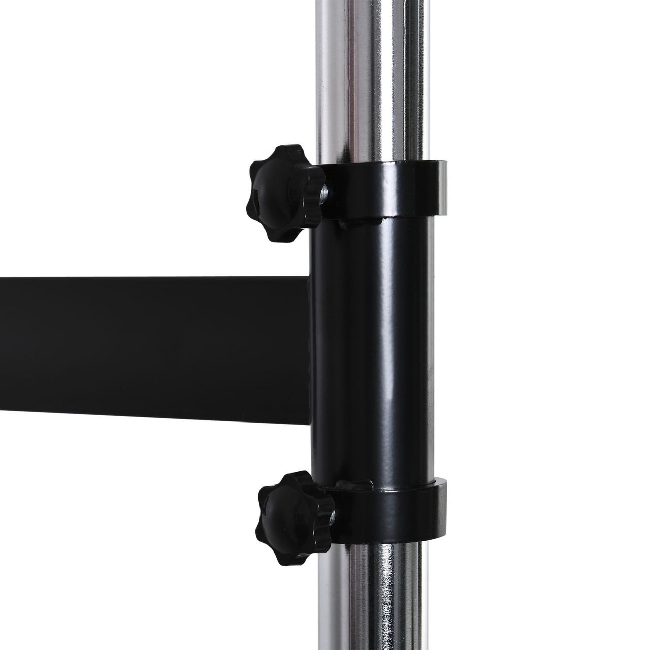 HOMCOM Boxgestell Boxtraining Wandhalterung klappbar mit drehbarer Reflexstange Speedball höhenverstellbar für Jugendliche und Erwachsene