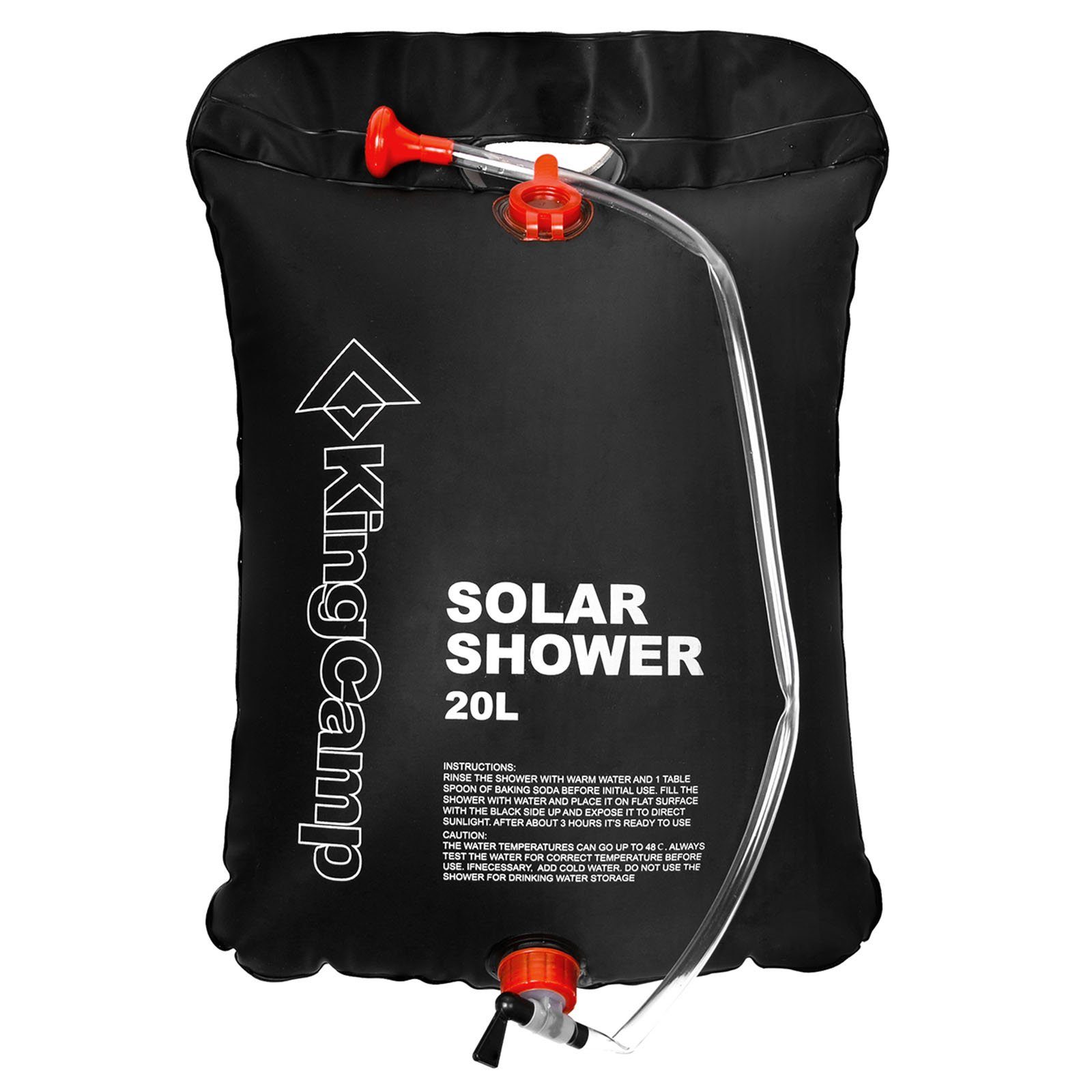 KingCamp Solardusche 20 L Solardusche Camping Outdoor, Garten Reise Dusche Solar Shower