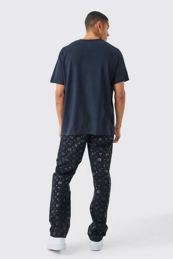 Oversize T-Shirt mit lizenziertem Godfather Print