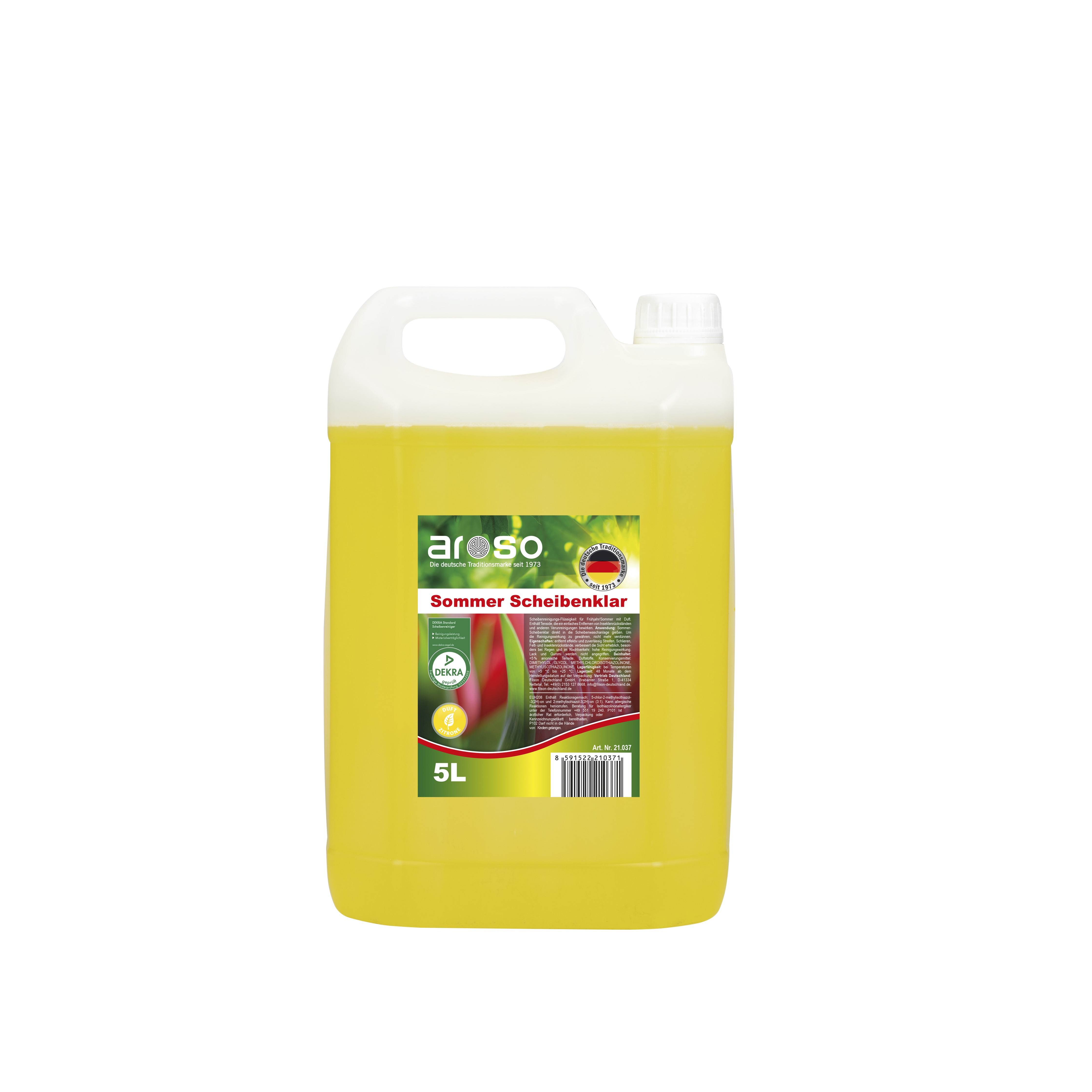 Sommer Scheibenklar, Zitronenduft, 5 L von Aroso - ATU