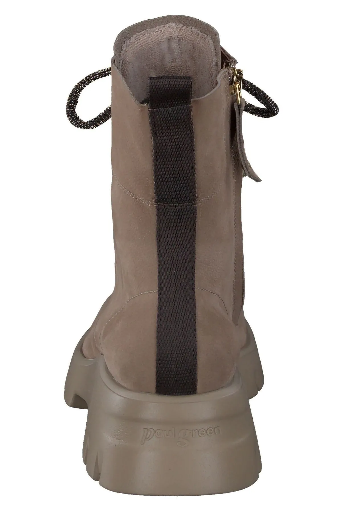 Paul Green  Stiefelette - Beige - Blockabsatz