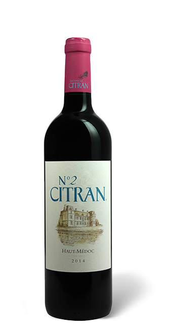 Bordeaux N°2 de Citran Second vin du Château Citran Haut-Médoc  2014  75 cl - Rouge