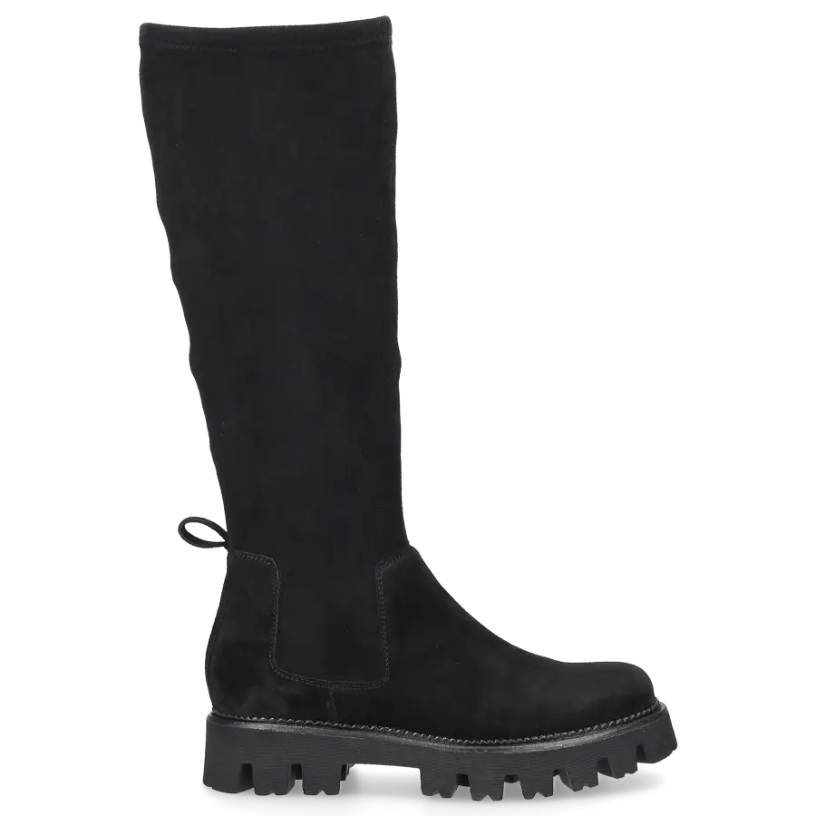 EN AVANT - Stiefel C096 Veloursleder - schwarz