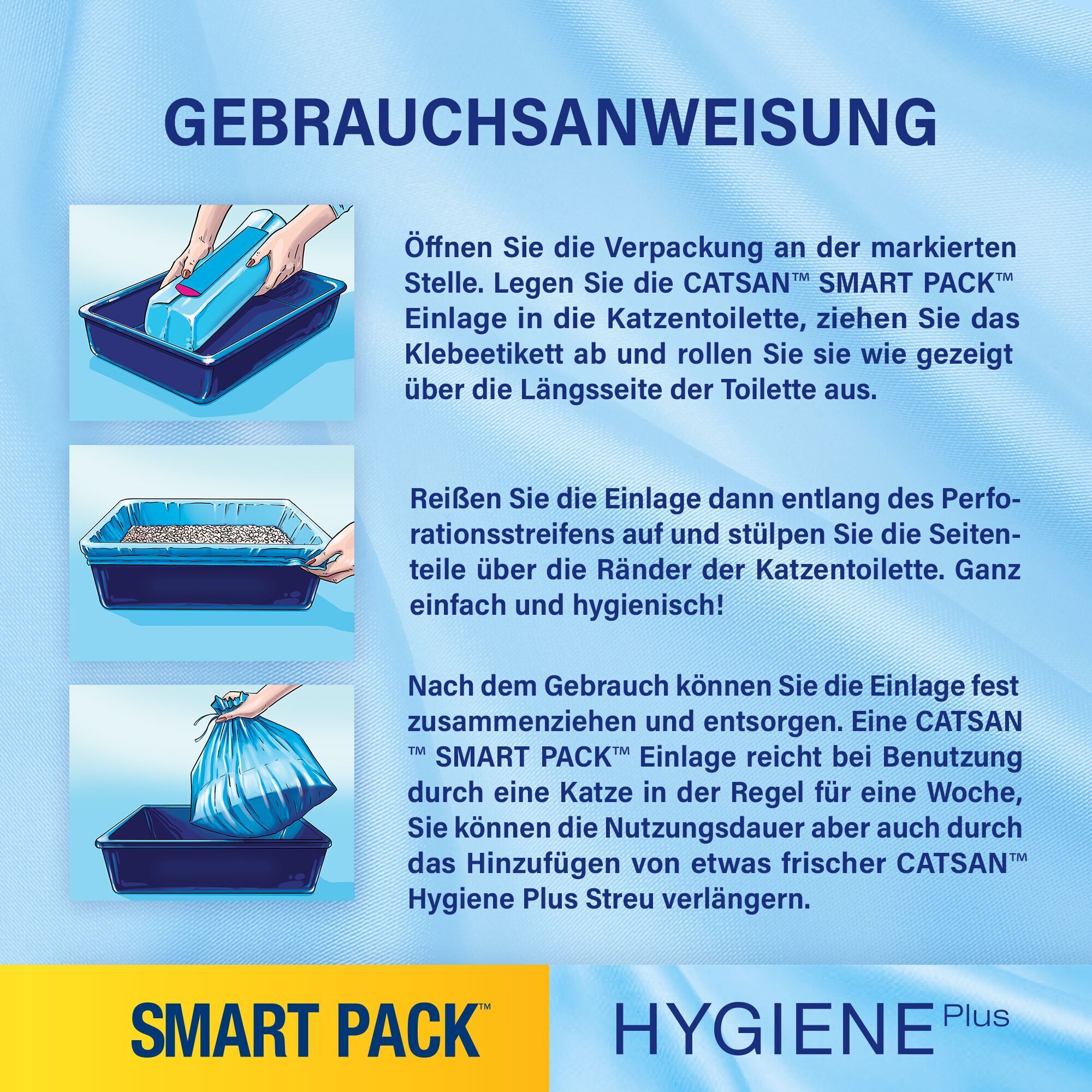 CATSAN Katzenstreu CATSAN Smart Pack 2 Stück