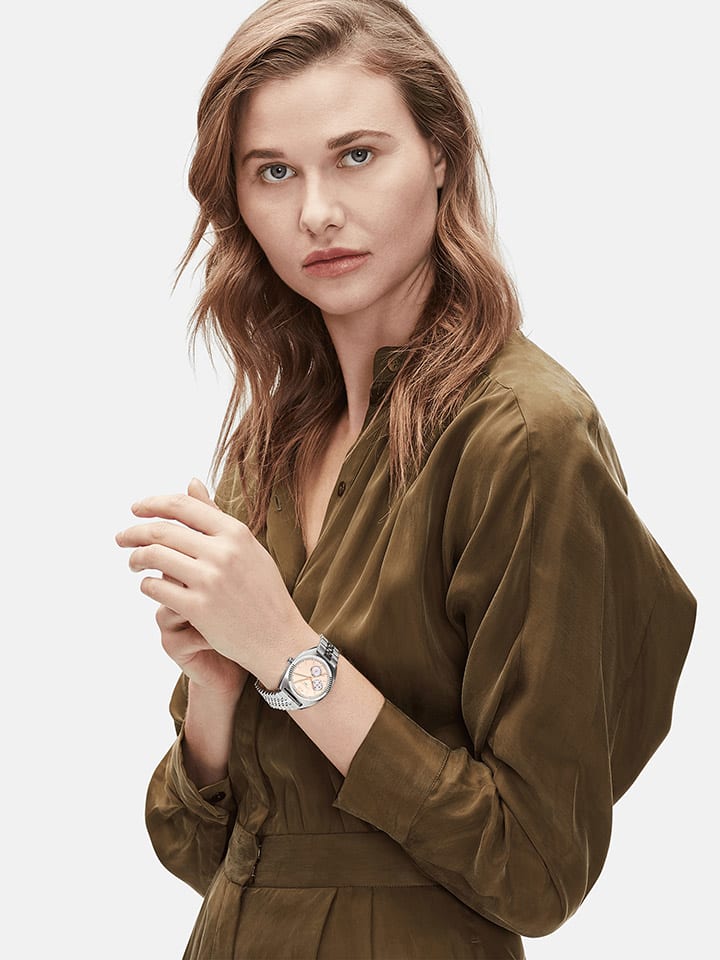 Liebeskind Chronograph in Silber/ Apricot günstig kaufen onesize