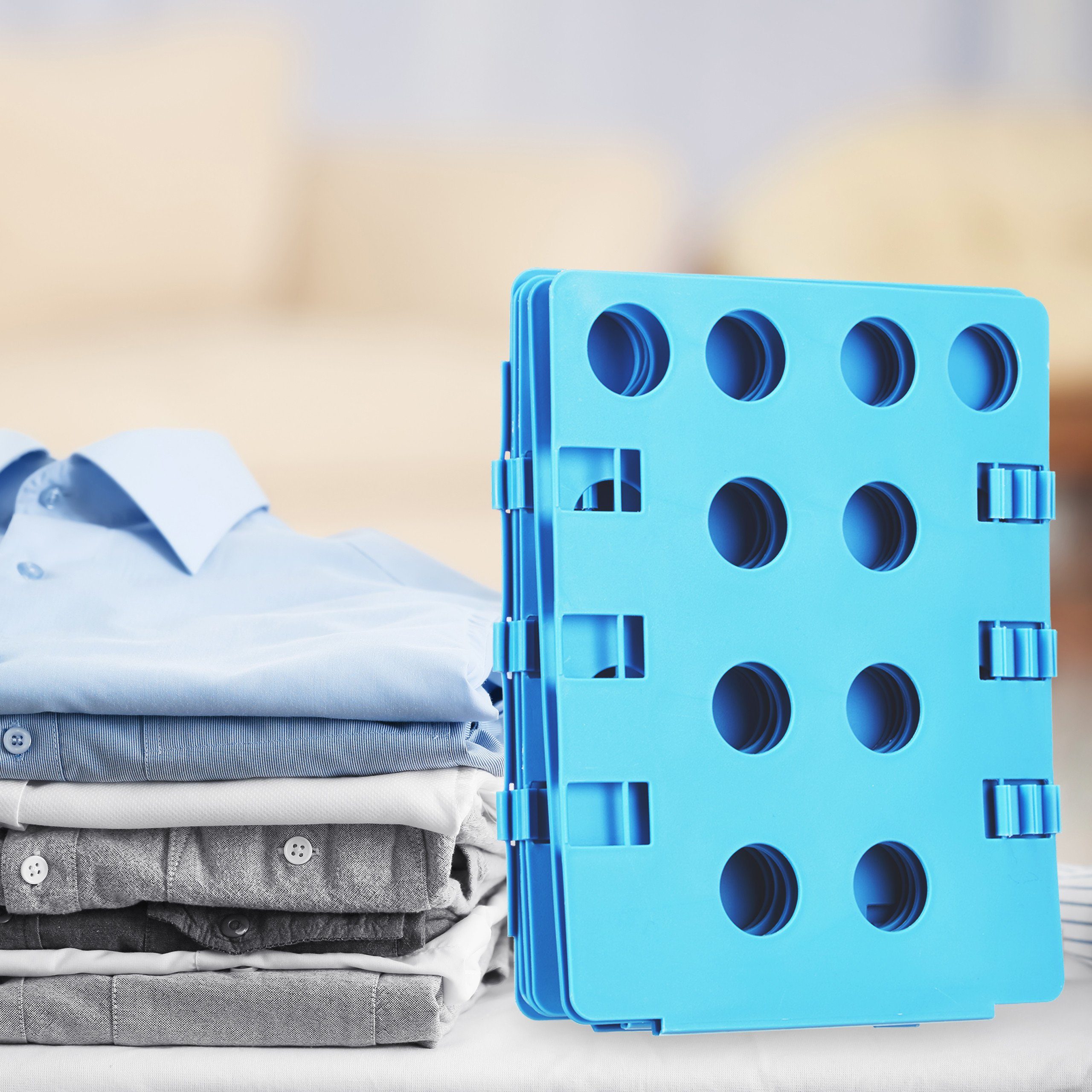 relaxdays Wäscheschrank 1 x Wäschefalter 3. Generation