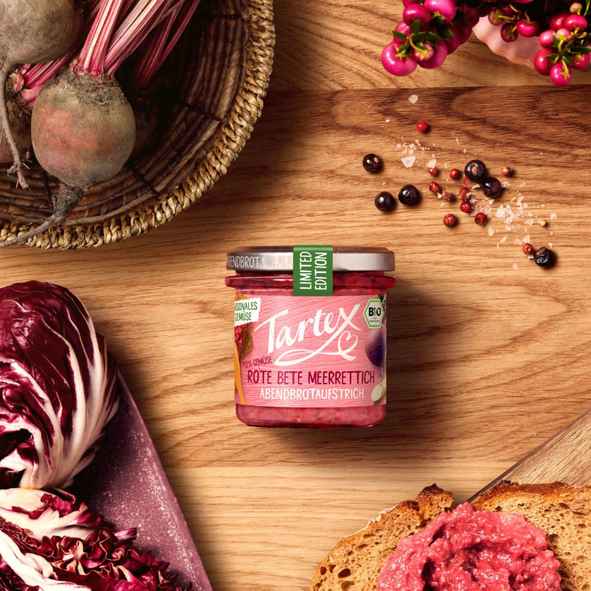 Brotaufstrich, Rote Bete Meerrettich, 135 g