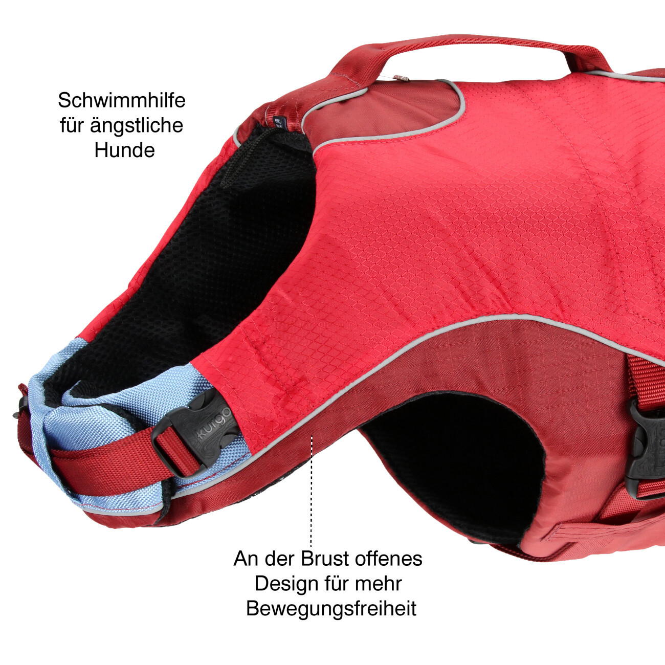 Kurgo Hundewesten Kurgo Surf N Turf Hundeschwimmweste M