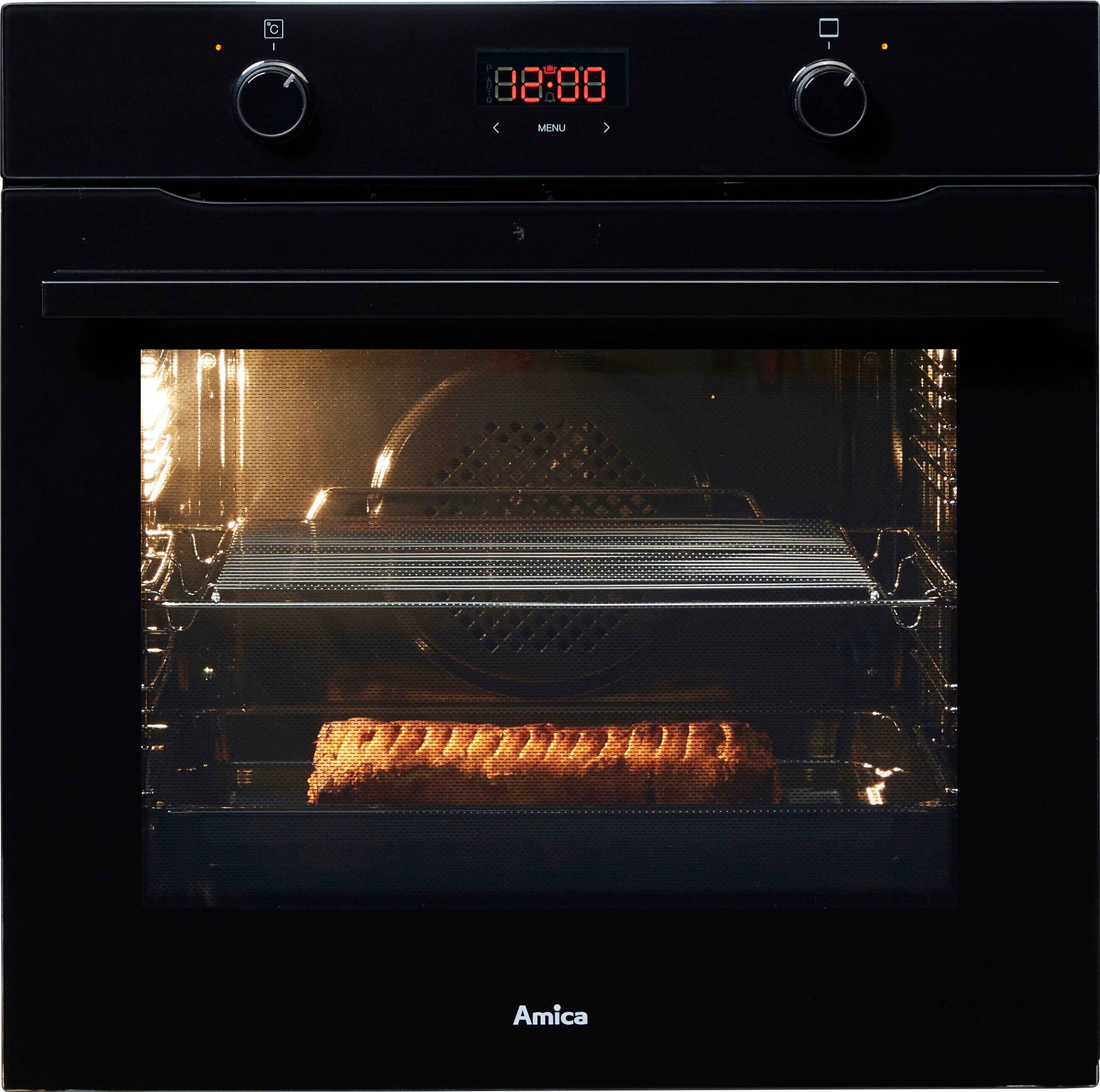 Amica Einbaubackofen EBX 943 600 S, mit Teleskopauszug nachrüstbar, Steam Clean