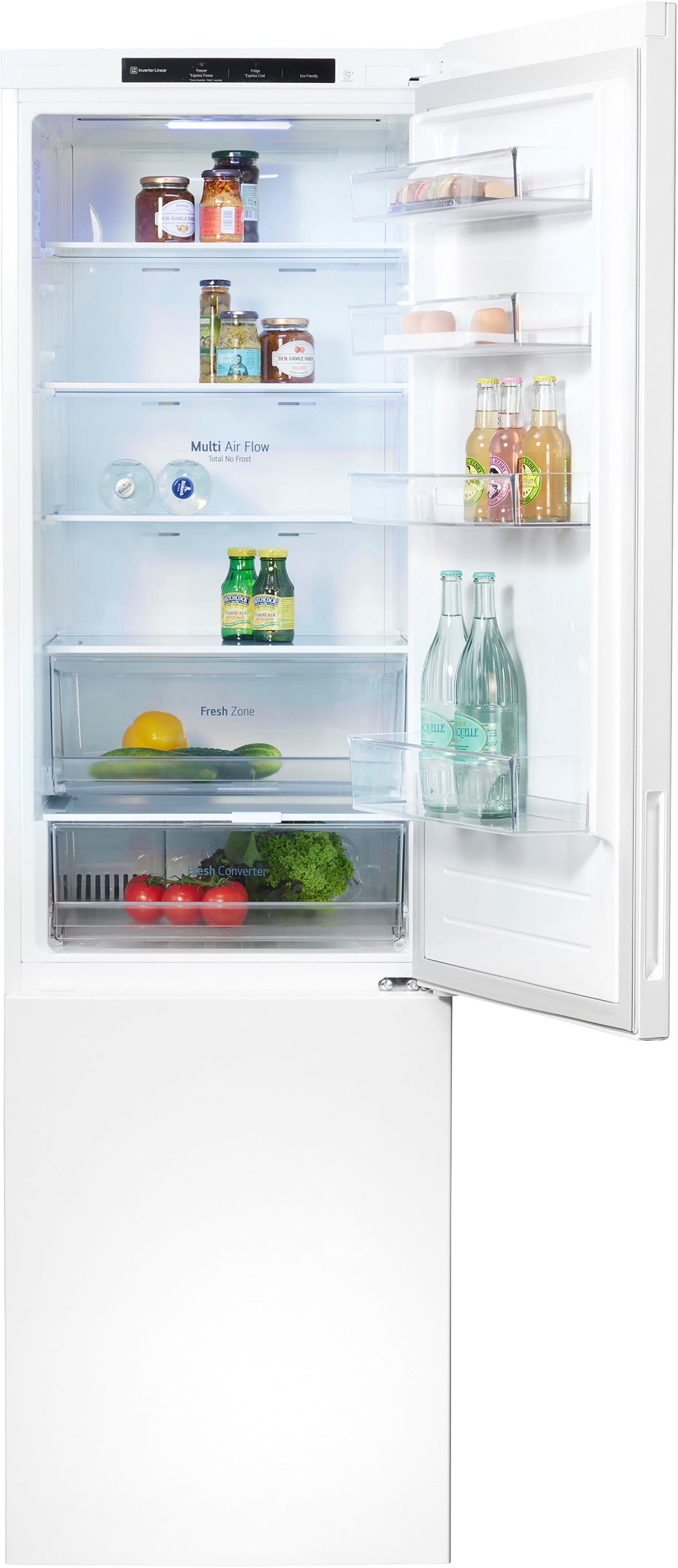 LG Kühl-/Gefrierkombination Serie 6 GBP62SWNAC, 203 cm hoch, 59,5 cm breit, 4 Jahre Garantie inklusive