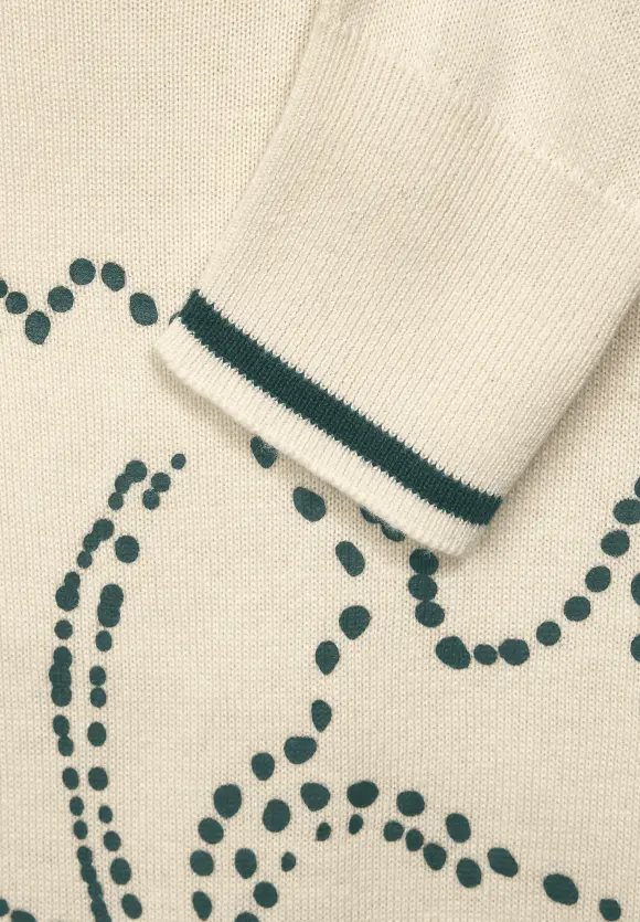 CECIL Strickpullover mit Partprint