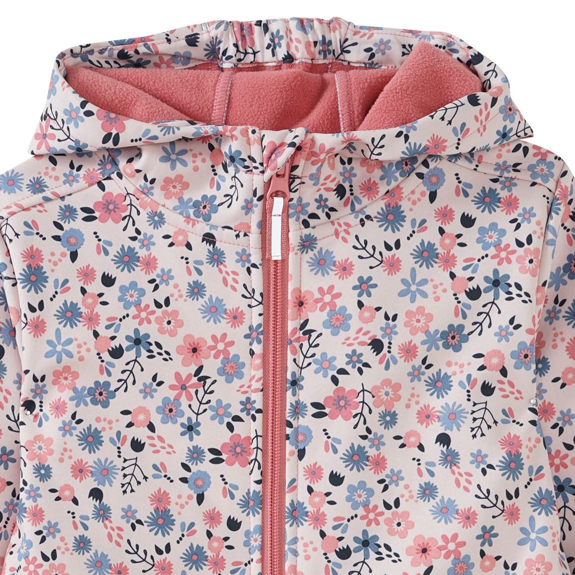 Mädchen Softshelljacke mit Kapuze
