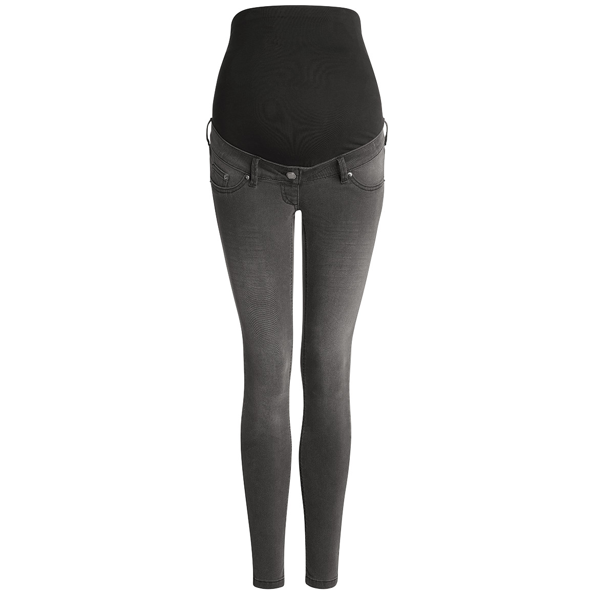 Damen Umstands-Jeggings in Dunkelgrau