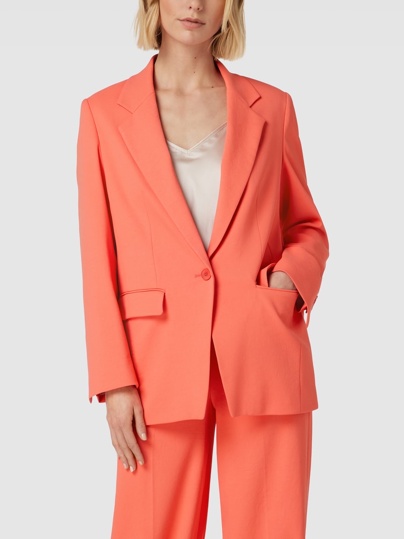 Blazer mit Pattentaschen Modell 'GLENDALE' in koralle