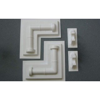 Industrial Pipe Corner Section (25-28 mm)