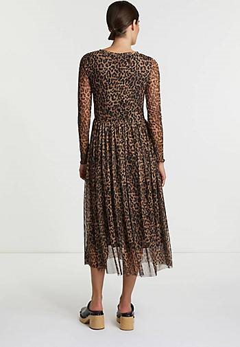Rich & Royal Damen Kleid MESH midi