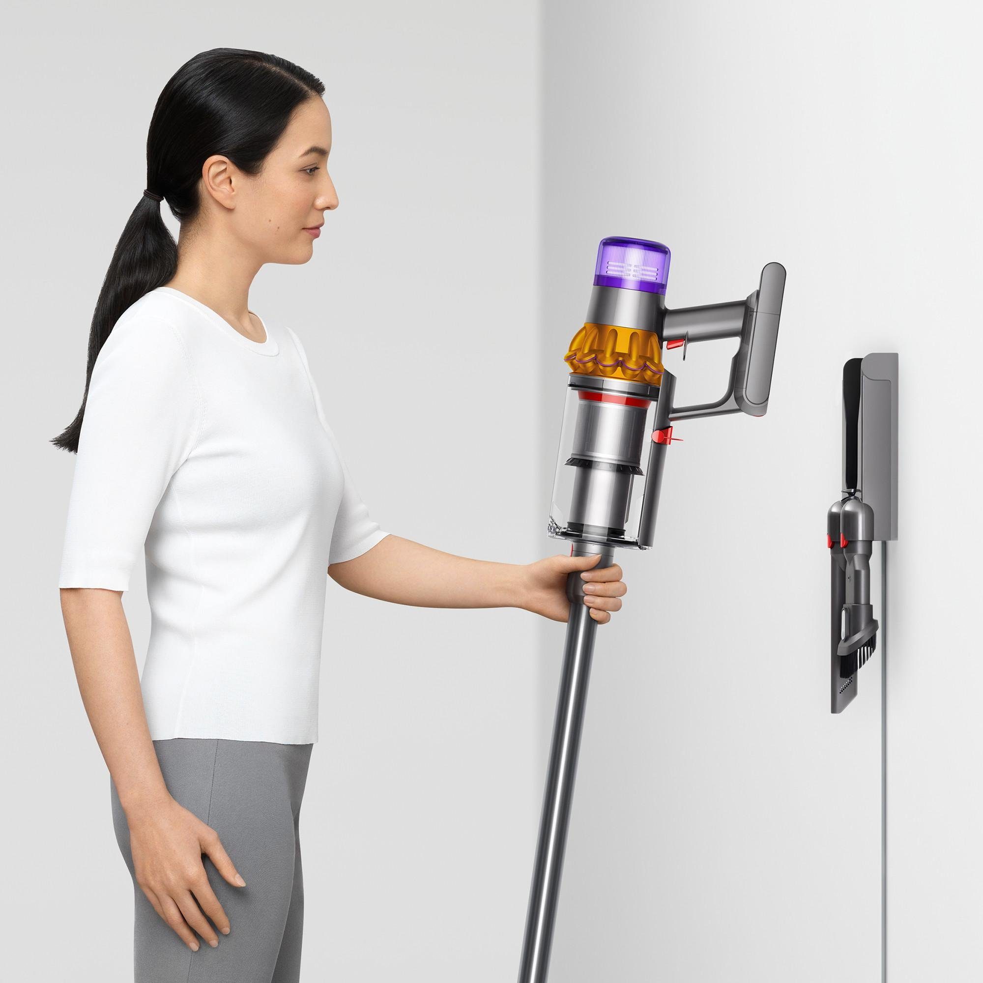 DYSON Akku-Hand-und Stielstaubsauger V15 Detect Absolute, 660,00 W, beutellos, Dyson Hyperdymium Motor, Laser