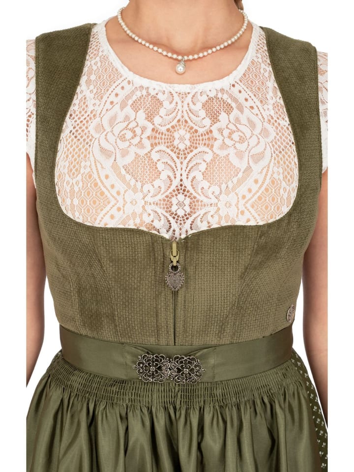 MarJo Midi Dirndl GAUTING in grün günstig kaufen