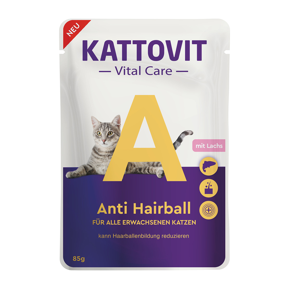 Kattovit Vital Care Anti Hairball Pouches kaufen bei ZooRoyal