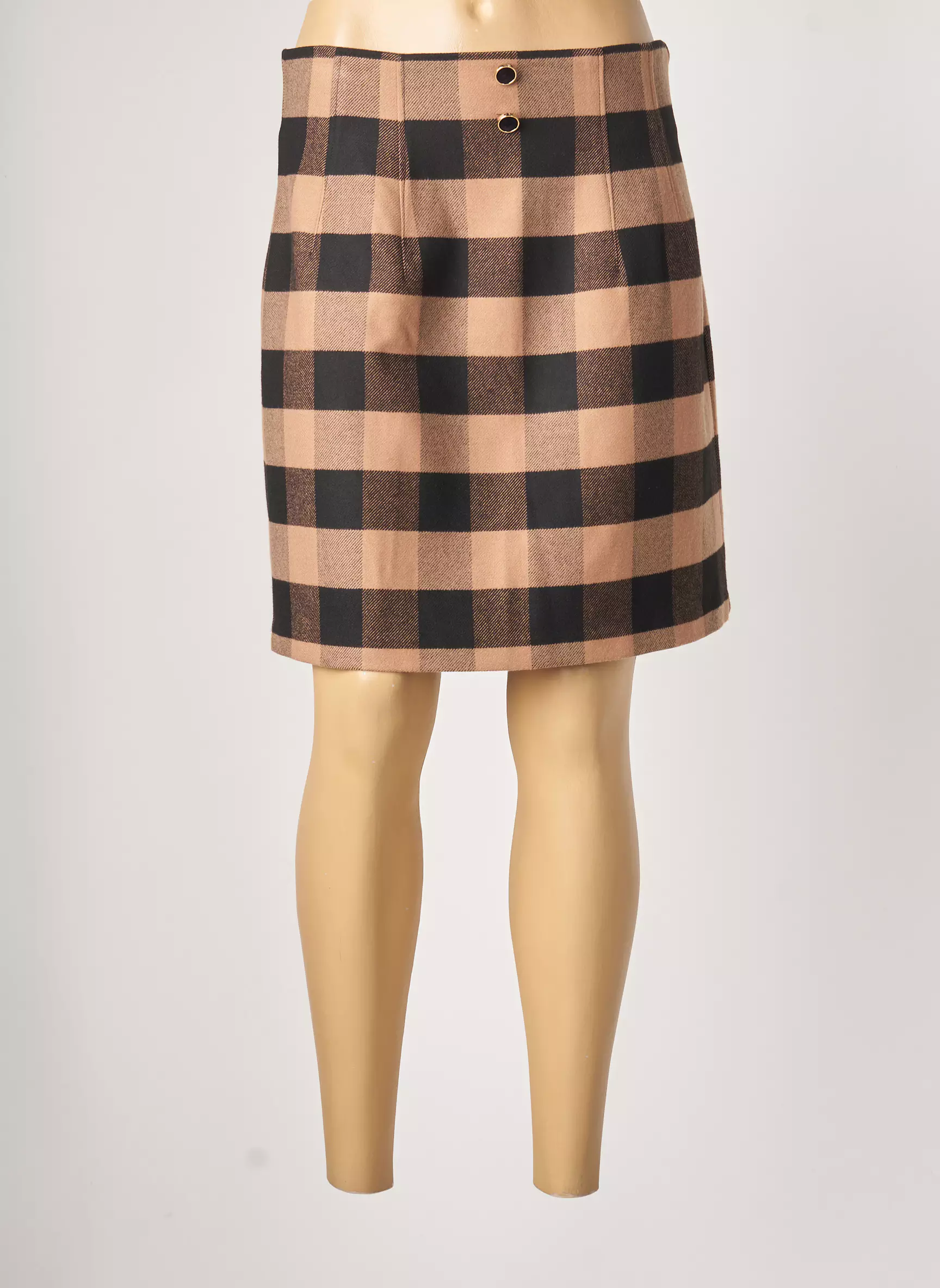 Morgan Jupes Courtes Femme couleur beige